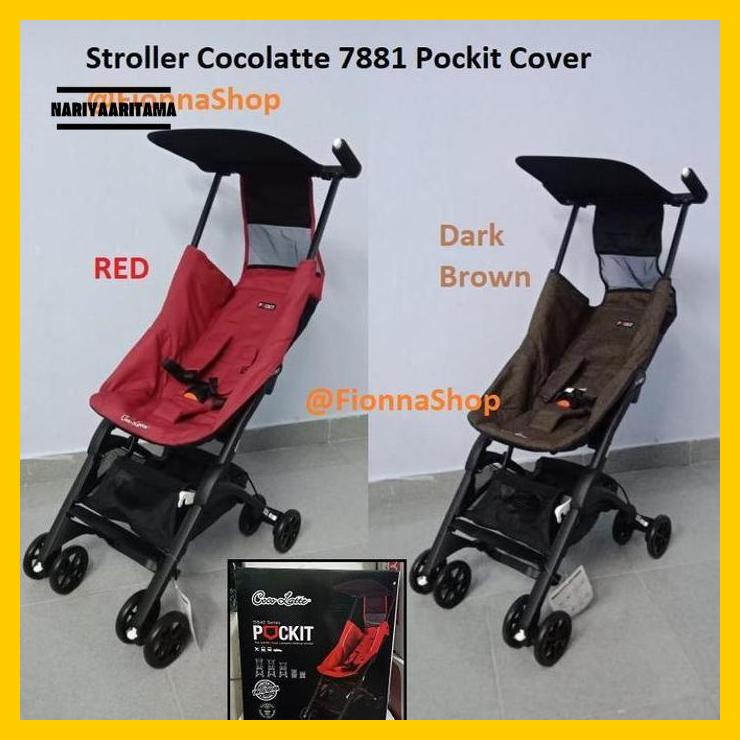 Stroller Cocolatte Pockit 788 Cover Red nariyaaritama