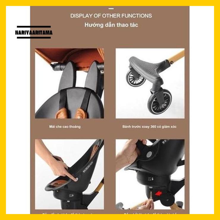 baobaohao v1 traveller easy micro trike magic stroller tricycle nariyaaritama