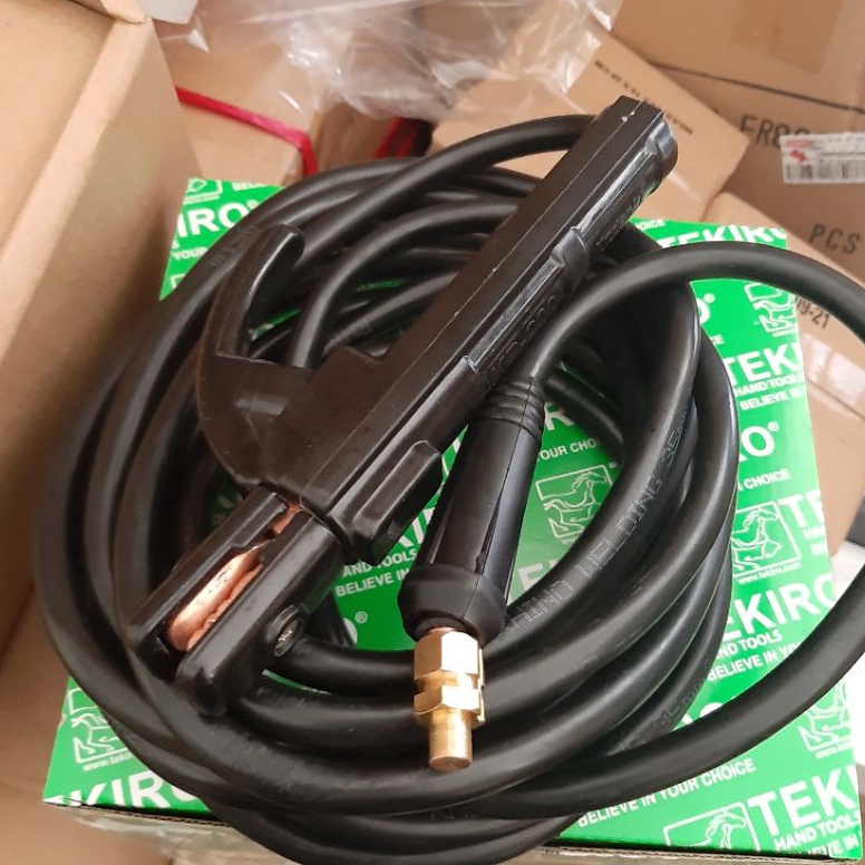 Termurah kabel las set 10 meter plus stang las kabel mesin las listrik