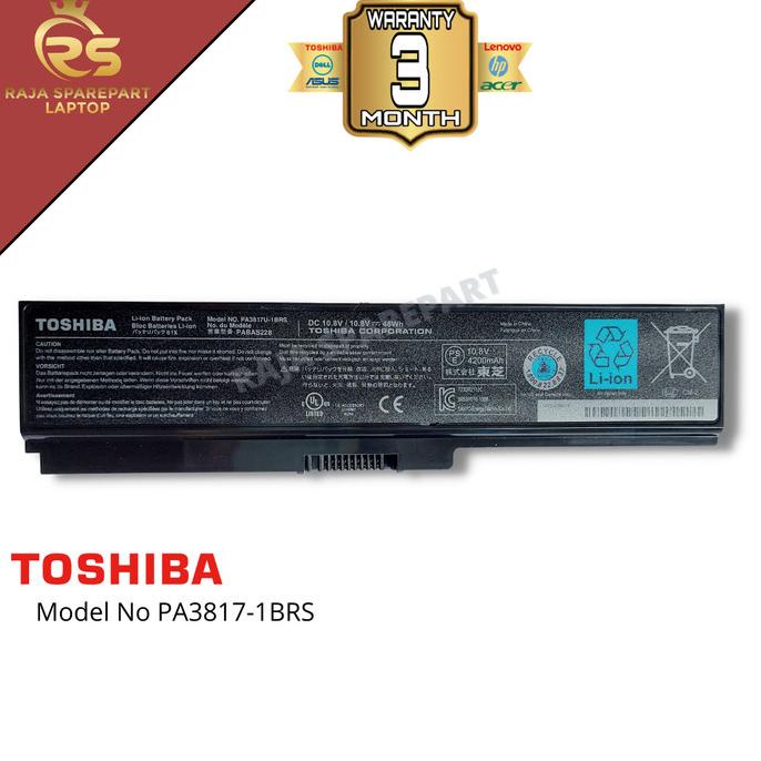 Baterai Toshiba Satellite Original C600 C640 L740 L745 Pa3817U Pa3817