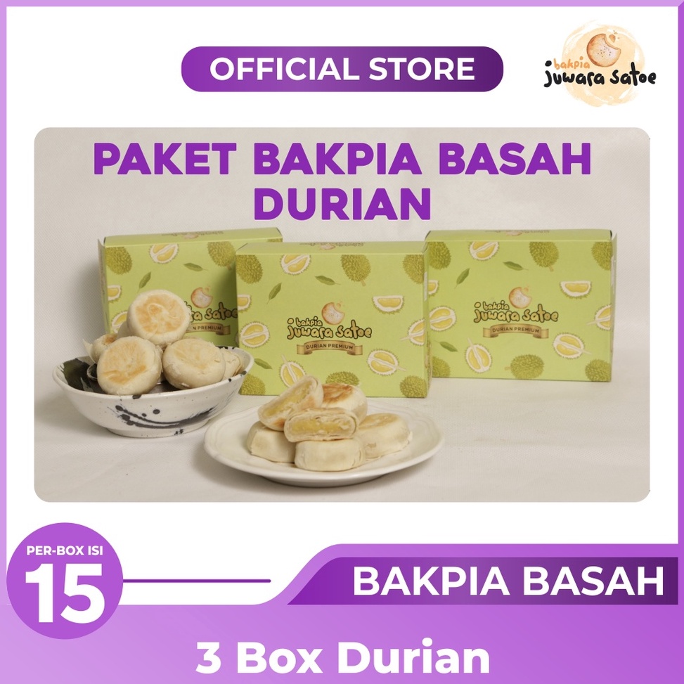 

Miliki Sekarang [ 3 BOX ] PAKET BAKPIA BASAH DURIAN - JUWARA SATOE OLEH OLEH KHAS JOGJA 43