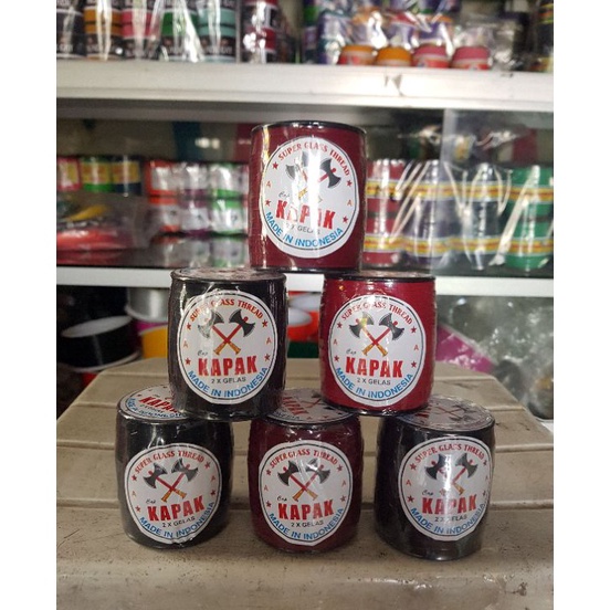 9.9 BRANDS FESTIVAL Benang gelasan Cap KAPAK BONIT (2000yar )