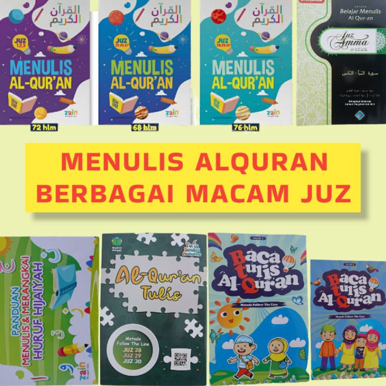 CPBY2797 Terlaris Alquran tulis iqro juz amma mushaf tulisanku sendiri Juz 28 29 30 metode follow th
