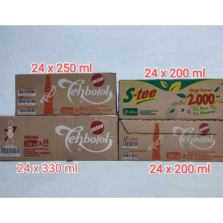 

8.8 [Discount] Teh Botol Sosro S Tee Stee Dus Karton Kardus New !!