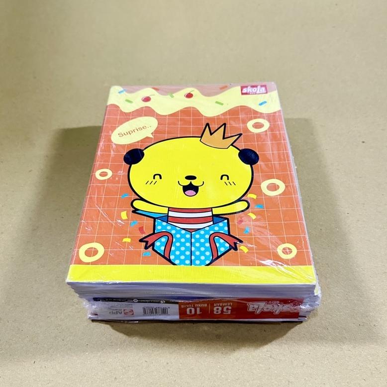 

8.8 [Discount] Buku Tulis Skola By Sidu 58 Lembar Isi 10 Pcs New !!