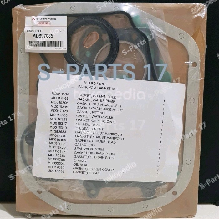 Gasket Paking Set Packing Full Set Fullset L100 Minicab L 100 Minicab Kode Br03