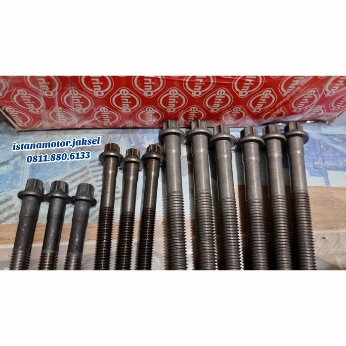 Baut Cylinder Head Bmw E46 E90 N42 N46 Set 12Pcs Kode 119