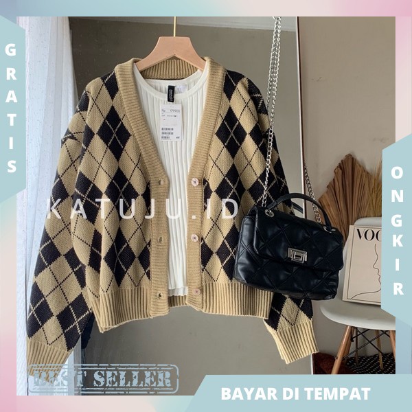 Outer Premium Knit Outerwear Cardigan Wanita Oversize Blazer Viral Termurah Promo Cewek Polos Long C