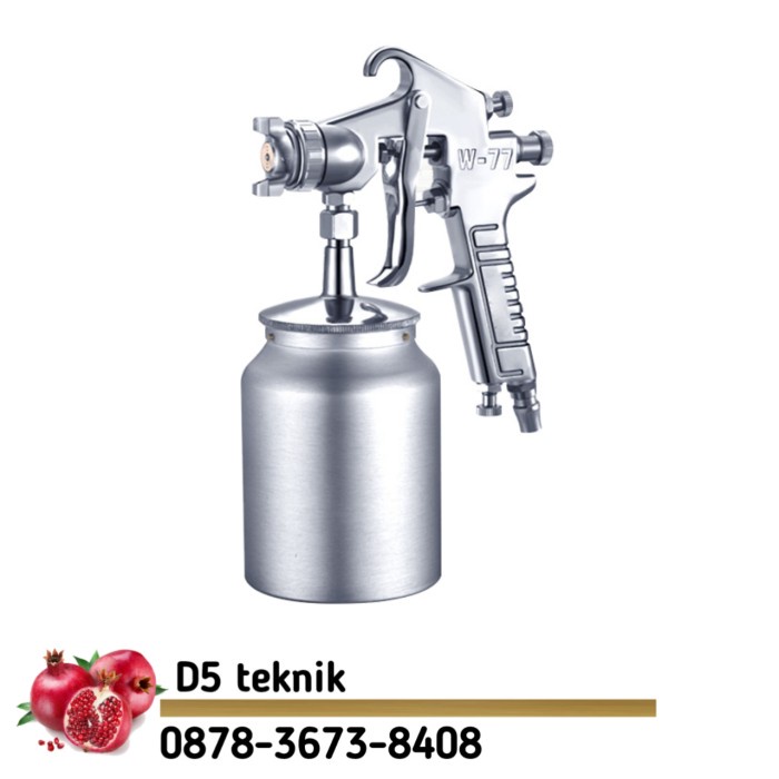 Spray Gun W-77 Tabung Bawah ORIGINAL PRO Spray gun Kit 1000 CC