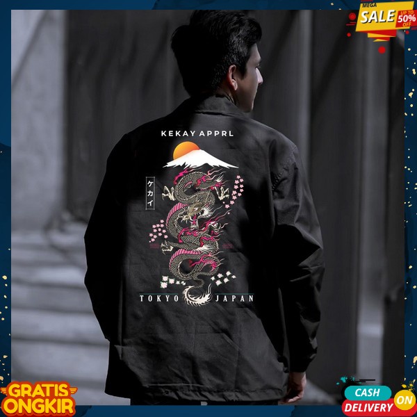 Jakewt Coach Anti Air High Quality Jakey Parasut Kekinian Jakrt Dobujack Terbaru Jakwet Original Wan