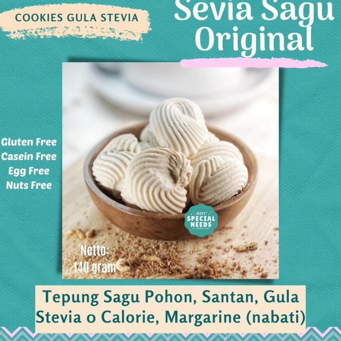 

Kue Sevia Sagu Original -Gluten Free, Egg Free - Diet Special Needs