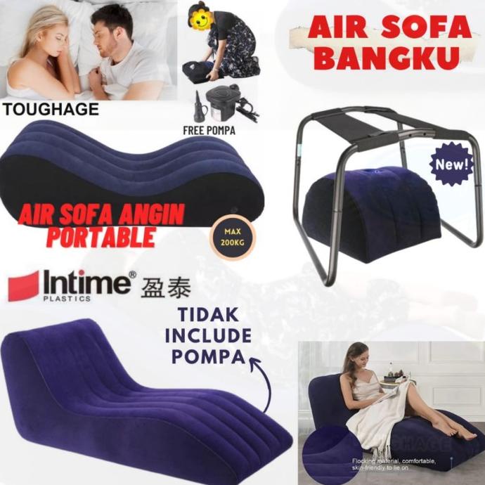 Air Sofa Angin Dengan Pompa Portable Inflatable Sex Sofa For Kamasutra