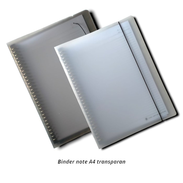 

Map Binder Note Loose Leaf A4 30 Ring Besi Notebook Polos Transparan
