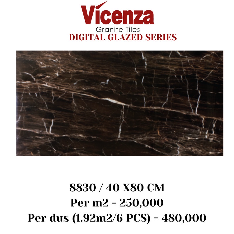 Keramik Granit Granite Tile Lantai Dinding Digital Glazed 40x80 Marmer