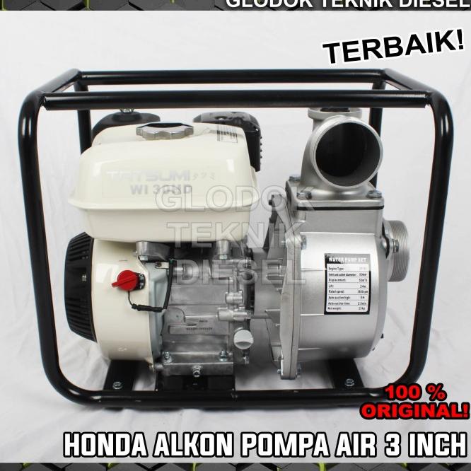 Mesin Pompa Air Sawah Irigasi Alkon Water Pump Honda Gp 160 3 Inch 3"