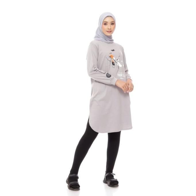 Tunik Calista / Mareema / Tunik Kaos Wanita Muslimah dellapus79_