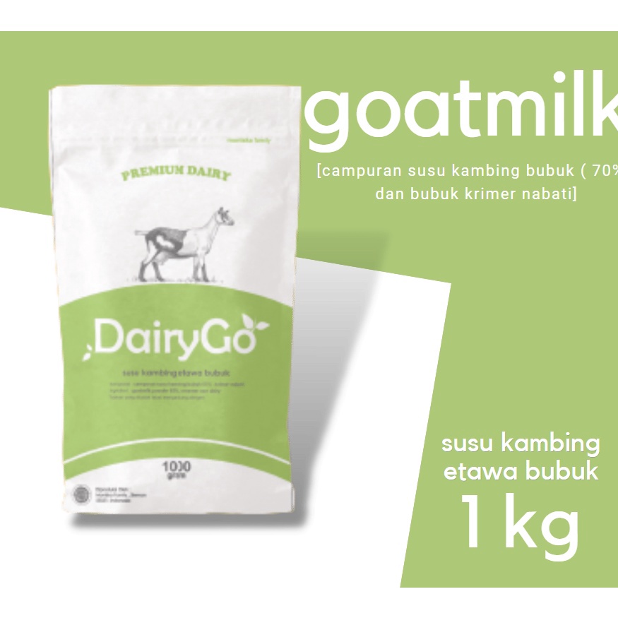 

【F⚡ASH SALE✅】 Susu Kambing Etawa Bubuk Premium 1 Kilogram Murni / Original