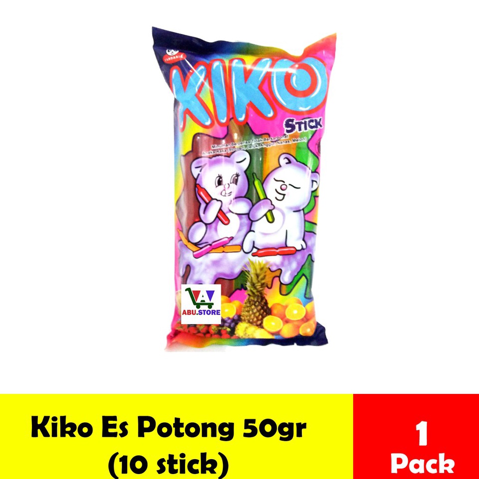 

Terbaru 3.3 Kiko Ice Stik Potong rasa buah 50ml isi 10pcs Stick