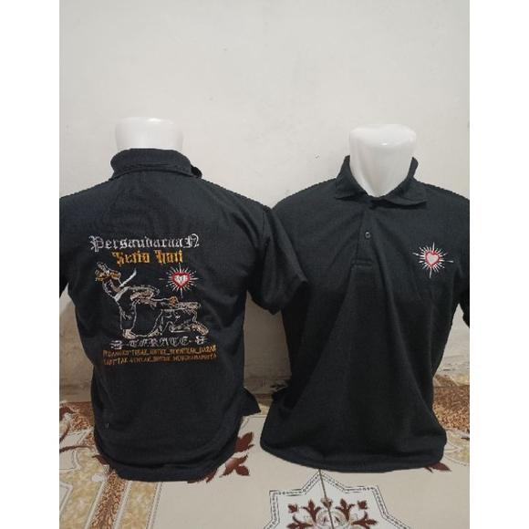 NAG151 KAOS KERAH PSHT KAOS POLO PSHT KAOS BORDIR PSHT KOAS KERAH TERATE-Kaos Polo PSHT Terbaru full