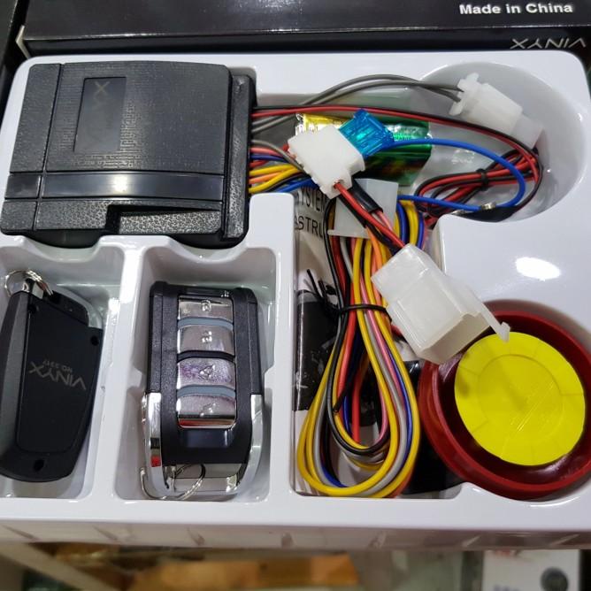 Alarm Vinyx Motor Injeksi Plus Remote Dan Baterai Cadangan Starter