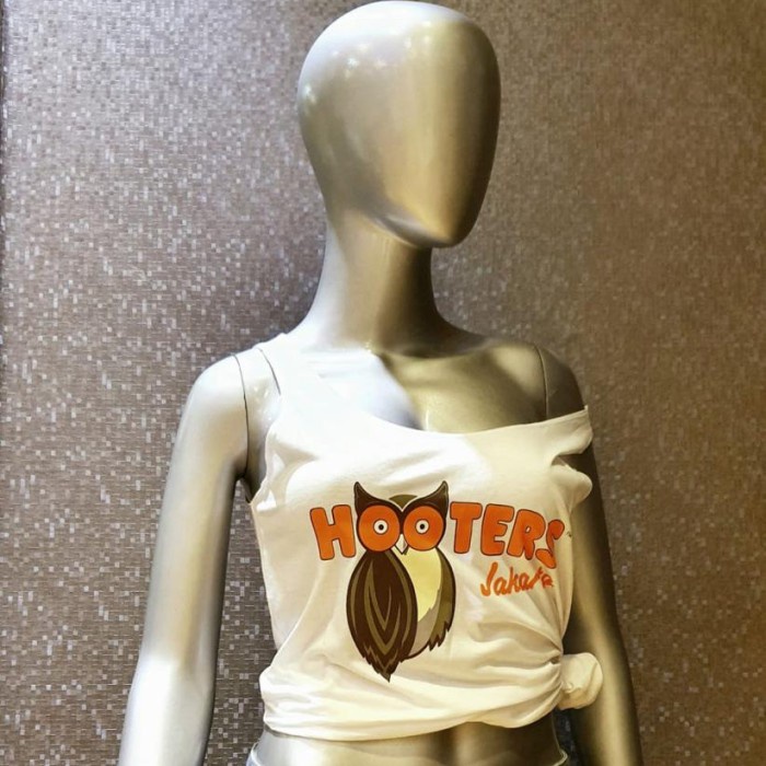 Kaos Wanita Singlet Tank Top Hooters Pilih 3 Pcs