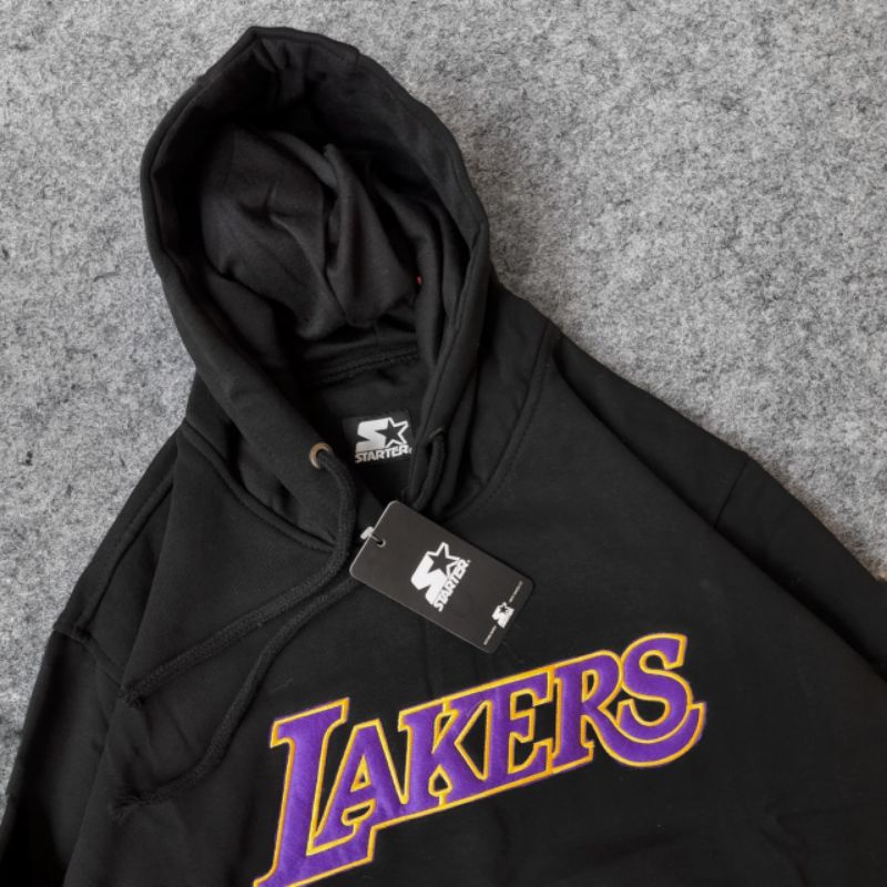 LIVE HOODIE STARTER LOGO LAKERS UNISEX