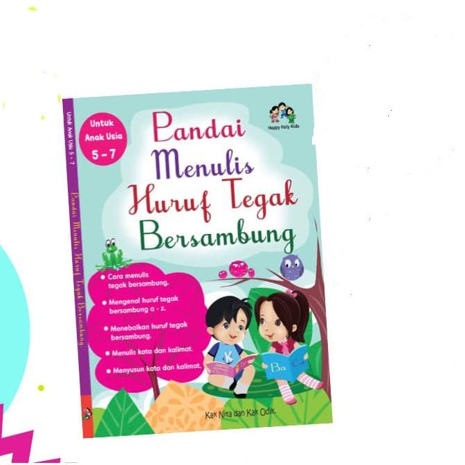 

Sale Buku Pandai Menulis Huruf Tegak Bersambung Happy Holy Kids Termurah