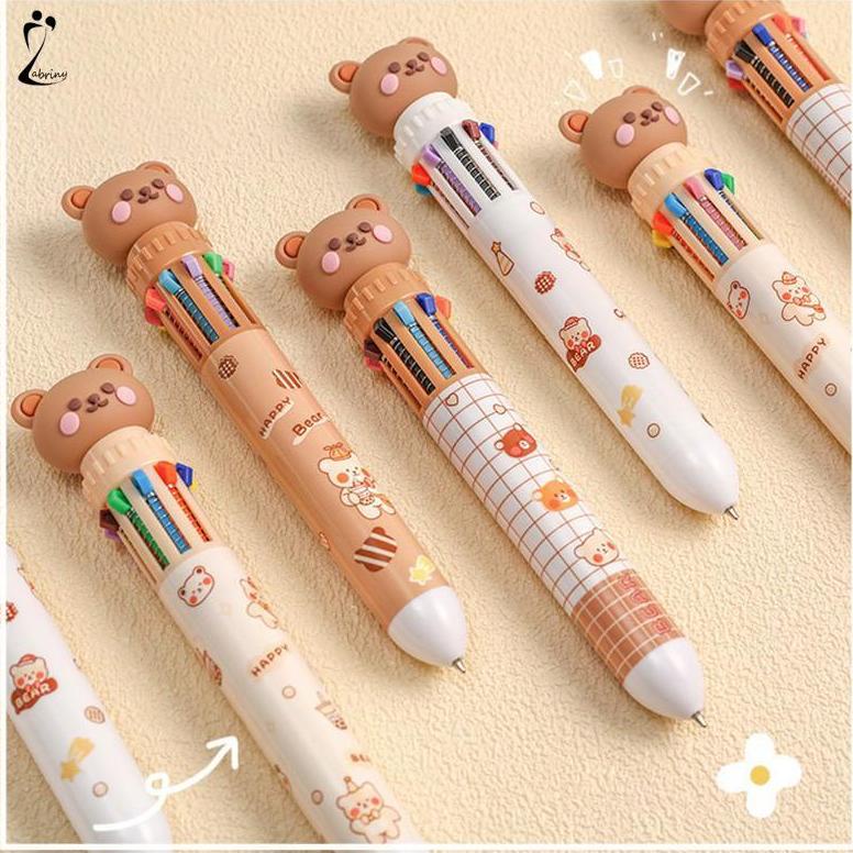 

Terbaik 1Pc Pulpen Mekanik 10 Warna Warni Rectractable Pen Color Motif Kartun Lucu Bear Grid Kotak Aesthetic Bolpoin Alat Tulis Sekolah Z