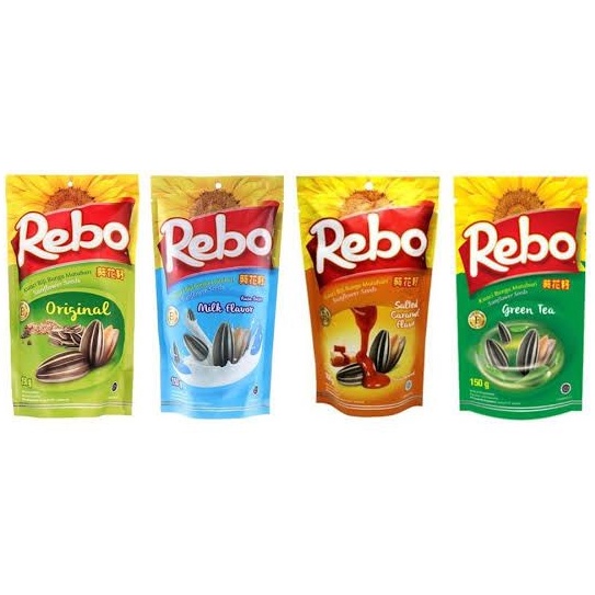 

↓Terupdate❅ Kuaci Rebo Biji Bunga Matahati Varian Original / Milk / Caramel / GreenTea 150gr A99