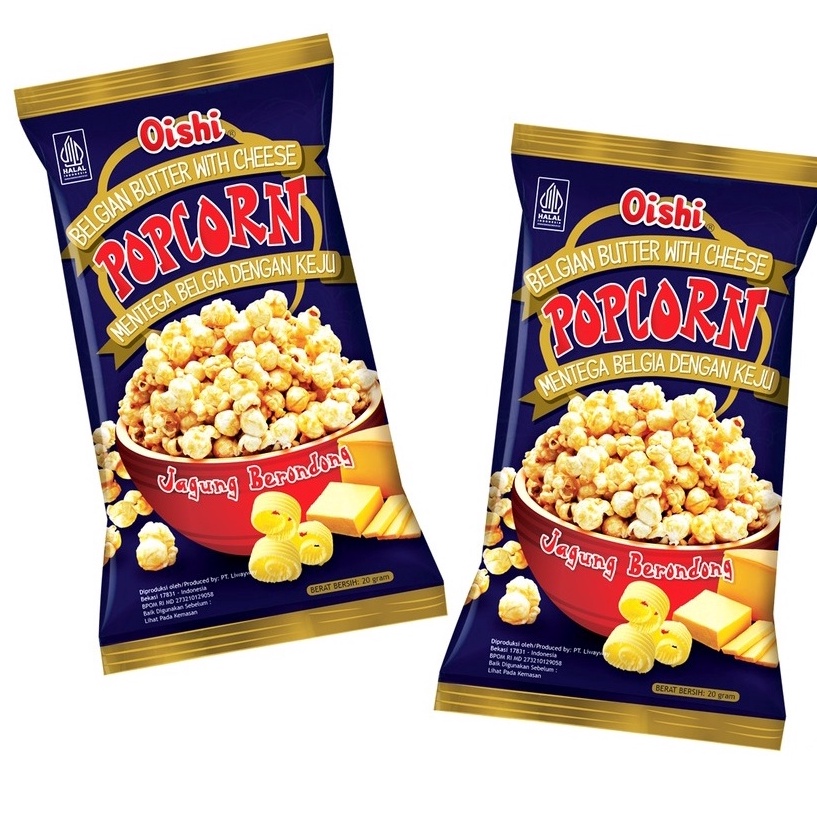 

☍Ready stock★ TZA9Z OISHI POPCORN 20 gr - RENCENG J37 ➶Harga Murah