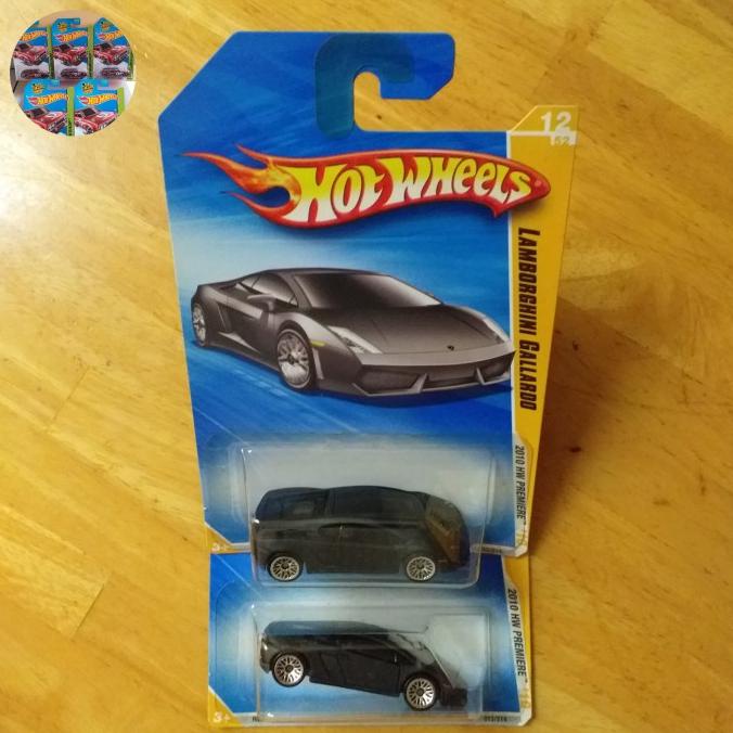 hot wheels lamborghini gallardo-hitam