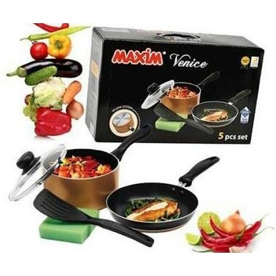 Maxim Venice SET 5 pcs / Set Peralatan Masak Cookware