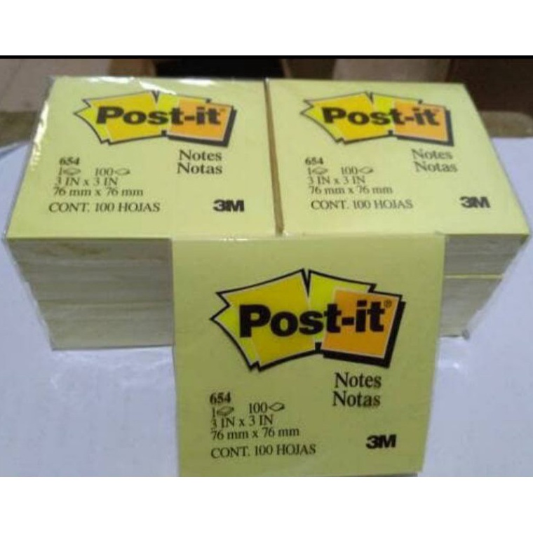 

❋Diskon❇ M7AGR Sticky Notes Post-it 3M 654 (3" x 3") H59 ➠Best Seller