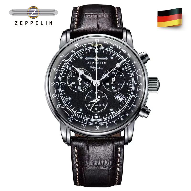 ❤Zeppelin Watch for Men Top Brand Luxury Casual Leather Quartz Mens Watches Business Clock Male Spor