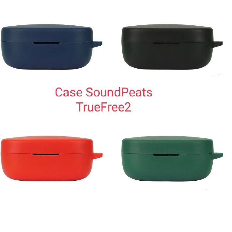 Paling Dicari.. Case Casing Silicone Protective SoundPeats TrueFree 2/ Truefree2 + Carabiner
