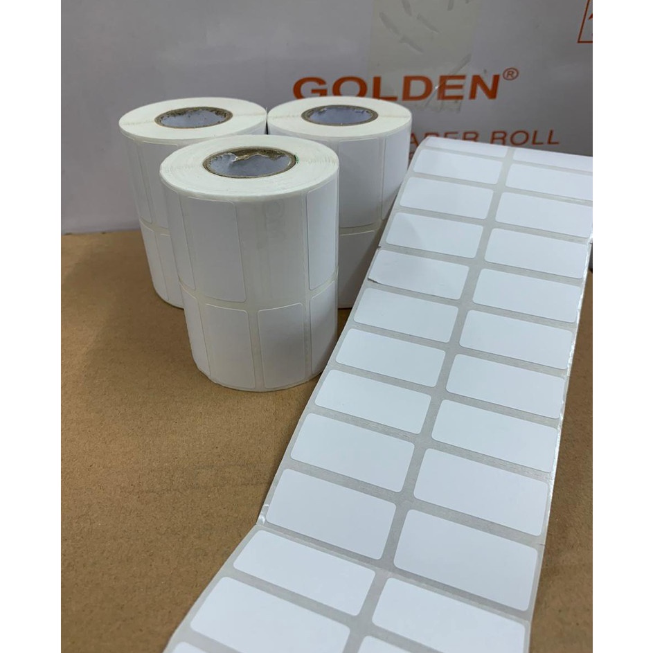 

➥Best 90QBG LABEL THERMAL BARCODE 33 X 15 mm KERTAS STICKER LABEL THERMAL 33x15 mm 2 LINE - DIRECT THERMAL K79 ✷Best Terlaris