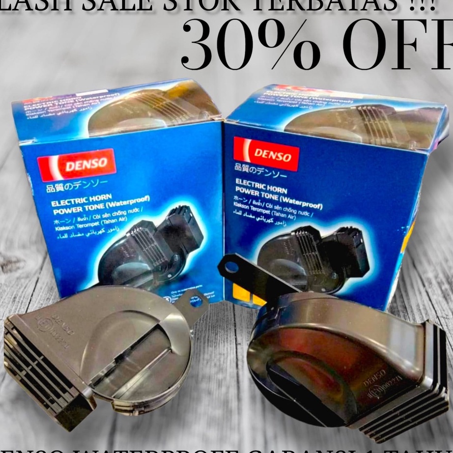 Best RWLUF ORIGINAL Klakson Denso Keong Waterproof 61107 70447 Termurah DLL rcb ktc hella rizoma wr3