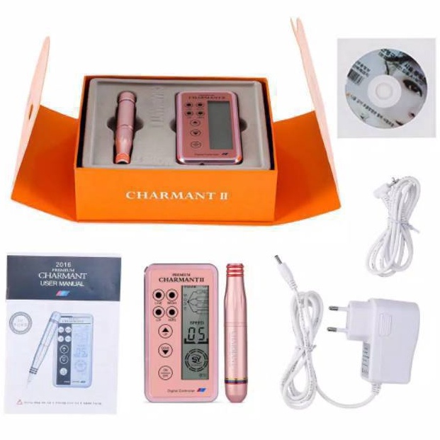Stok Terbatas.. MADE IN KOREA Charmant 2 PREMIUM Digital alat sulam alis bibir tatto charmant premiu