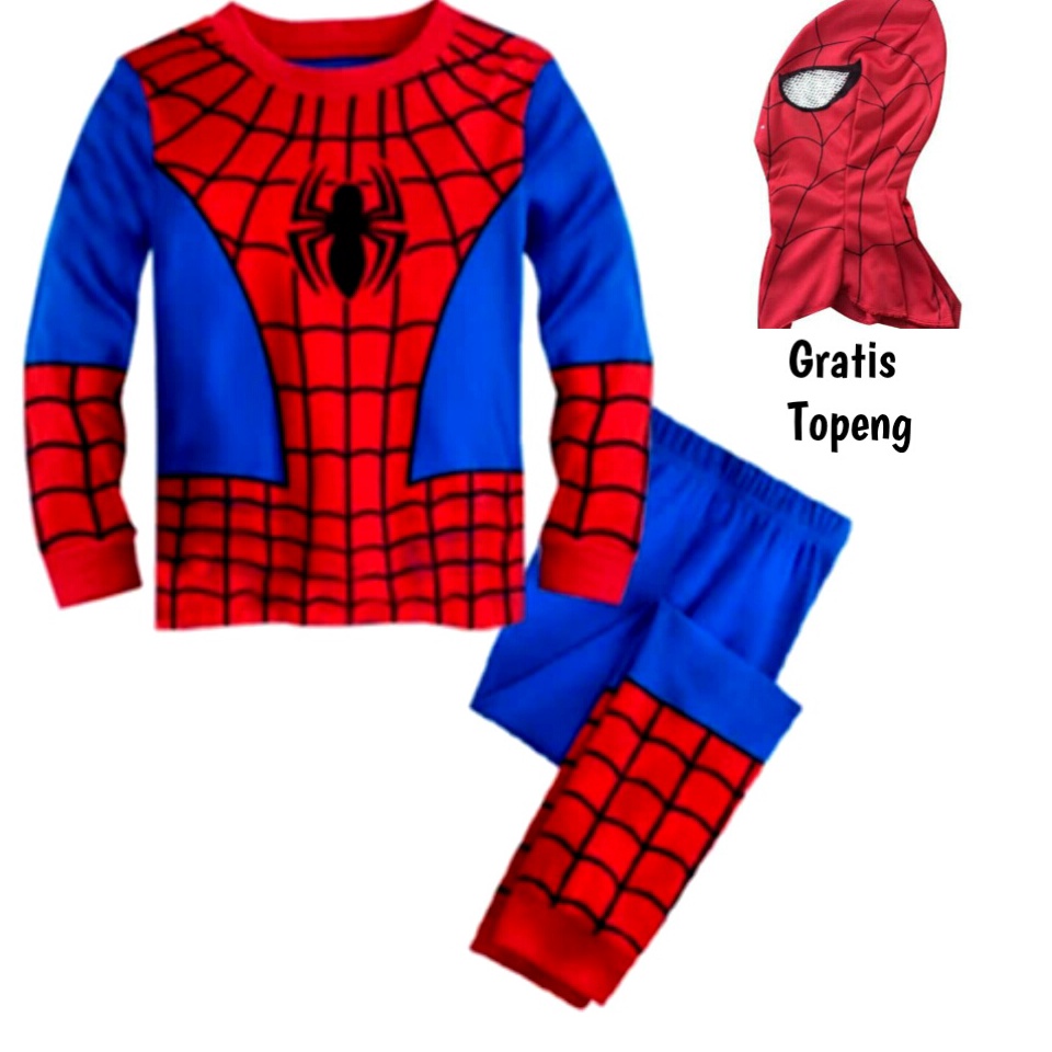 Terbaru Baju Kostum Spiderman Anak Laki Laki