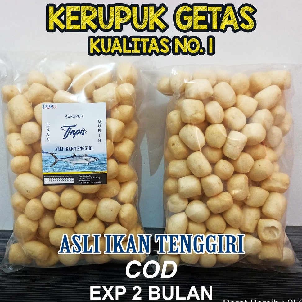 

➺Dijual Murah➤ IIRAJ KERUPUK KEMPLANG GETAS TENGGGIRI KERUPUK GETAS ENAK DAN GURIH 250 GRAM D33 ★Baru