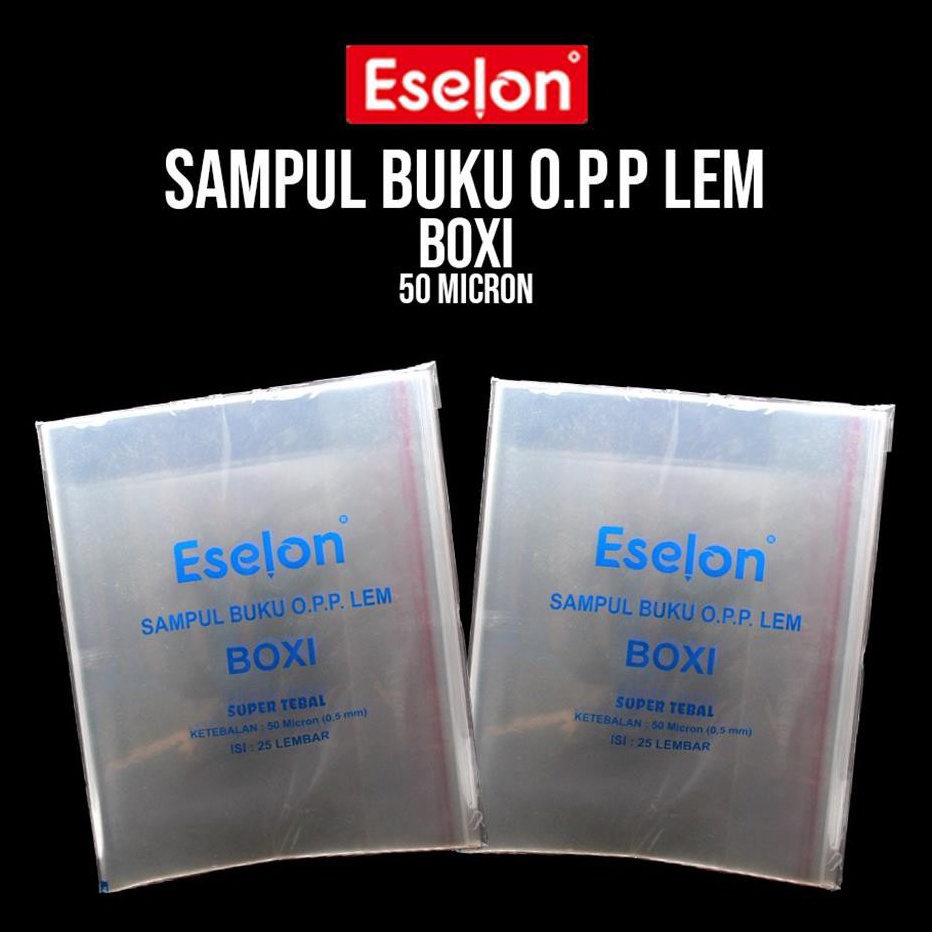 

Diskon Promo✴➧ LD9GP Sampul buku Eselon OPP Boxy 50 micron/Sampul Eselon G81 ➤Ready