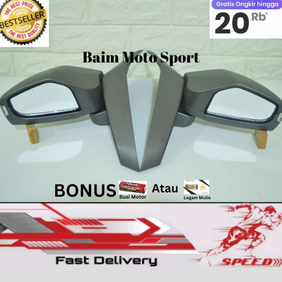HOT SALE TERMURAH Spion Lipat Yamaha Nmax Model Cool Max & B1 LED RUNNING DRL Variasi Lengkap Origin