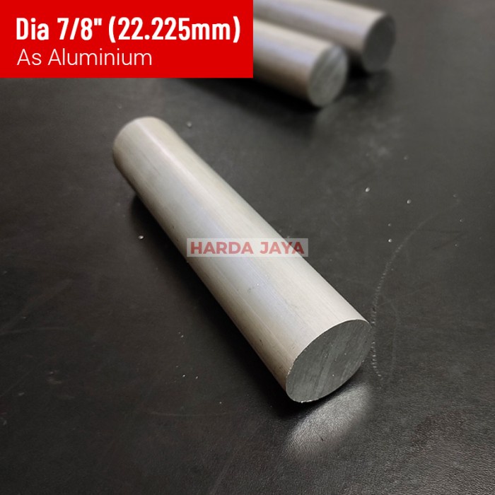 AS Aluminium 1" (25.4mm) Alumunium Dural 6061 1 inch (25 mm)