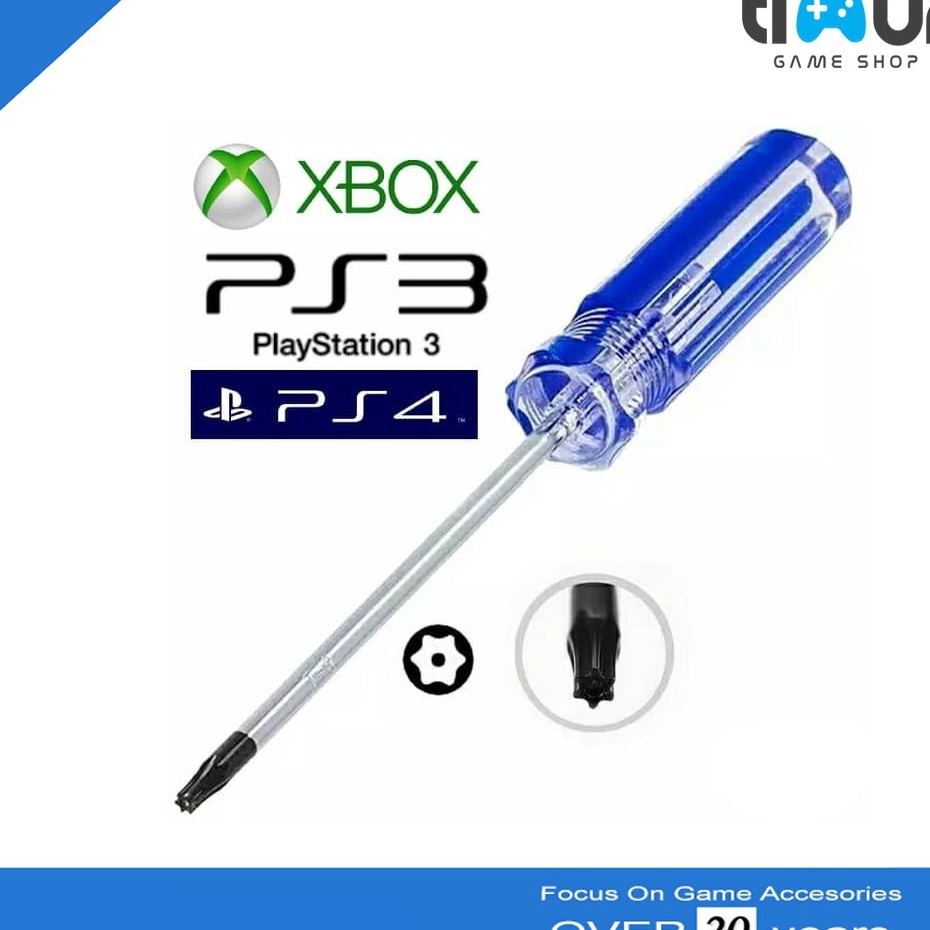 _ Ga Obeng Bintang Torx T8 T9 T10 Stik Xbox PS3 Slim Super Slim PS4 l Kualitas Premium Model Terkini