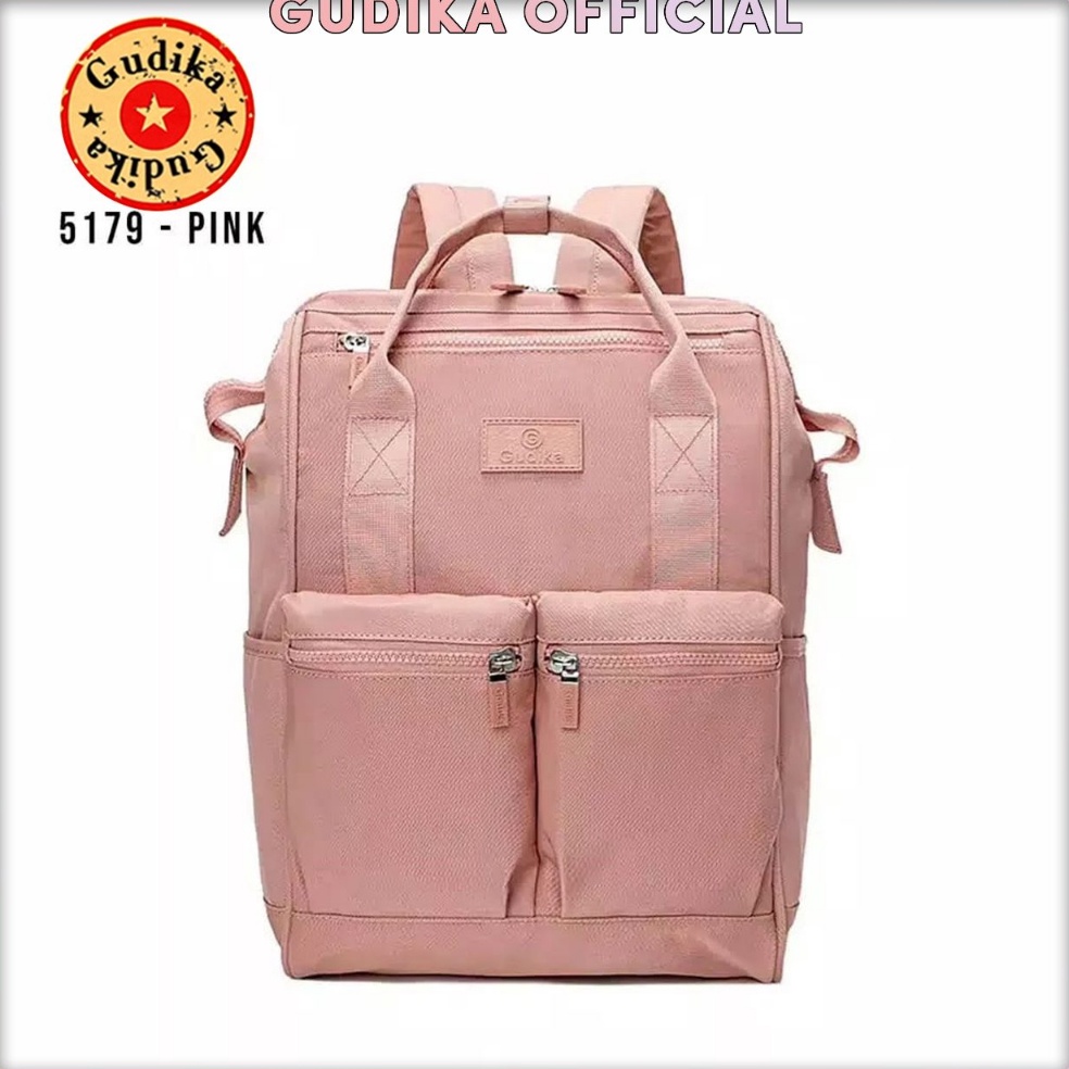 Siap Kirim.. GUDIKA 5179 | Backpack Waterproof Wanita Tas Ransel Laptop Anti Air Import Original | R
