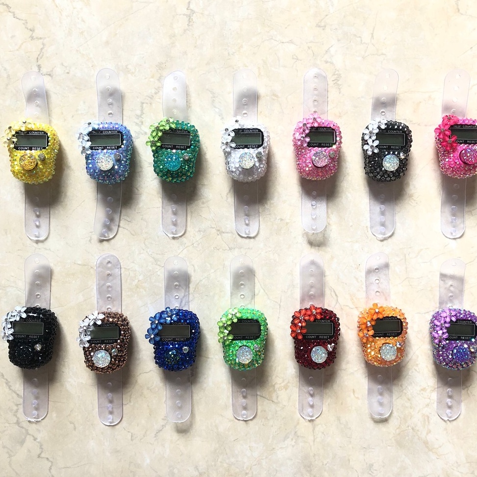 [BISA COD] Tasbih Swarovski Premium Tasbih Digital Hias Tasbih Digital LCD SXH5136 Tasbih Mutiara Al