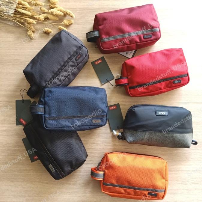 TUMI MEDIUM KIT ORIGINAL, POUCH PRIA, MURAH & ORIGINAL USA