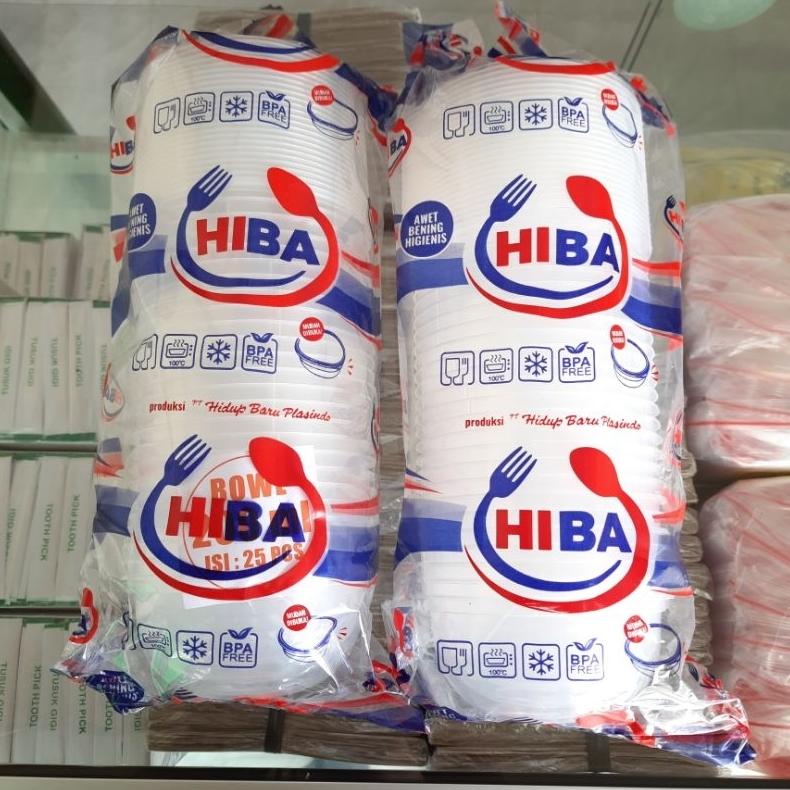 Terlaris Thinwall Kokiku Dan Hiba 200Ml Isi 25Pcs Rou Bowl / Rectangle Wadah Salad Buah / Cup Plasti