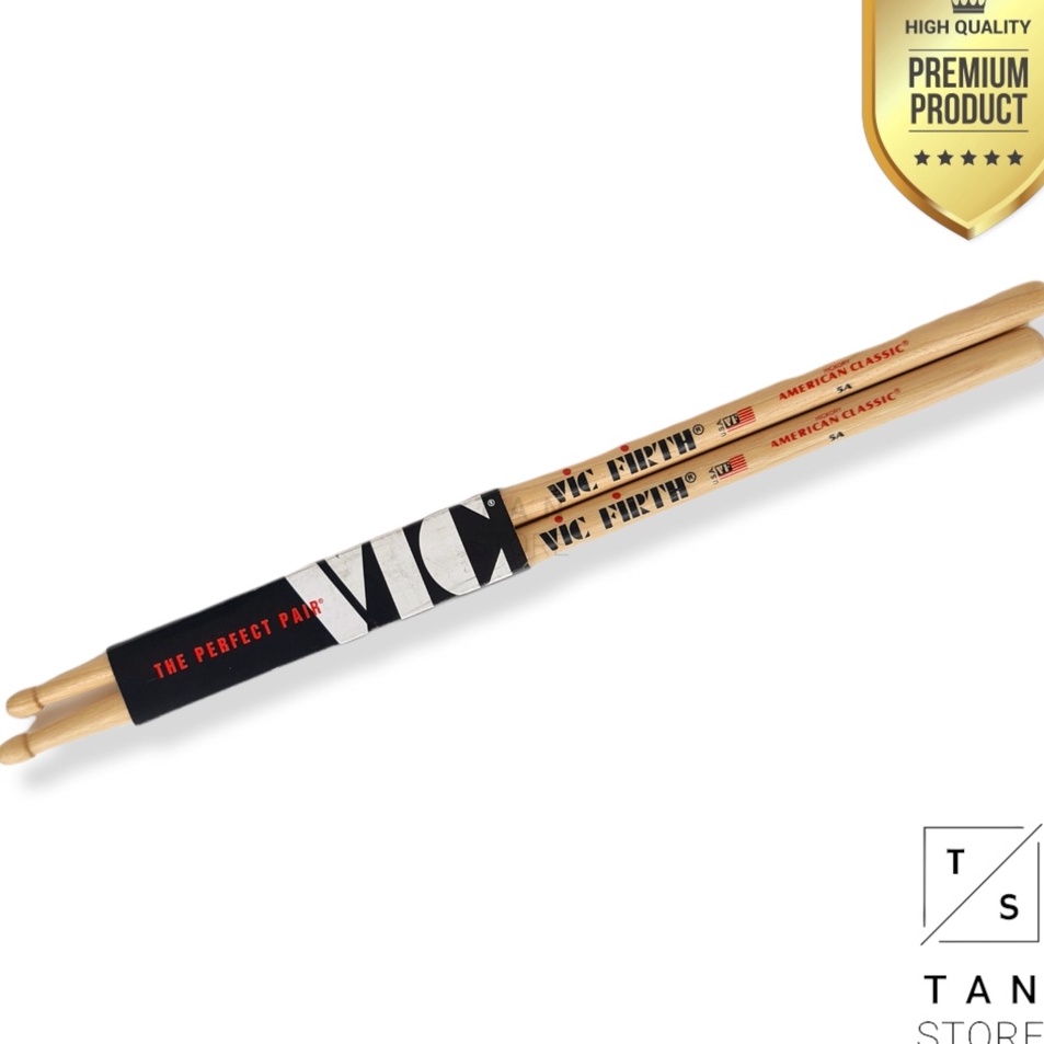 Stok terbaru  Stick Drum VIC FIRTH 5A / Stik Drum VIC FIRTH 5A