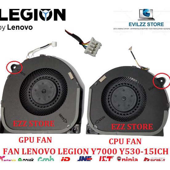 FAN KIPAS LENOVO LEGION Y7000 Y530 Y530-15ICH-1060 Y530-15ICH 4 KABEL